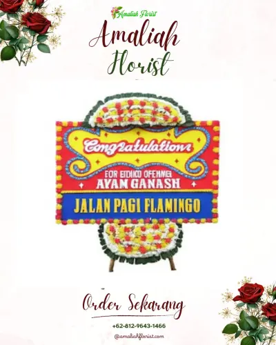 Bunga Papan Congratulation di Bukit Pinang